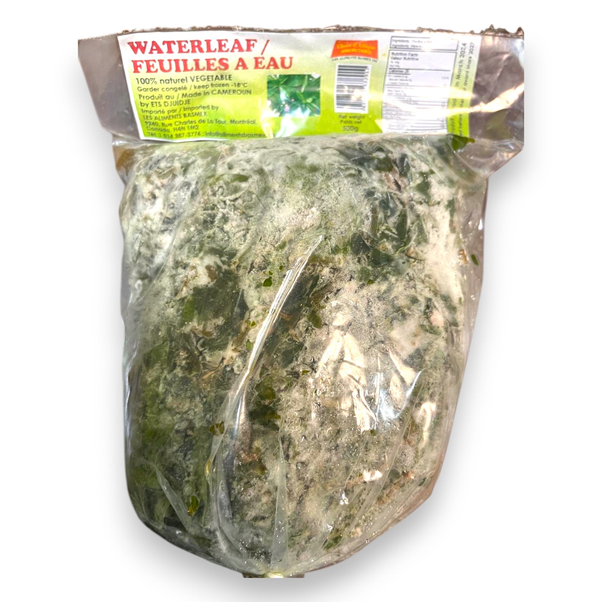 Waterleaves - Feuilles à Eau - 500g