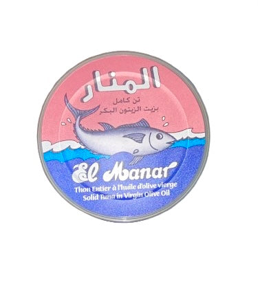 El Manar - Thon entier à l’Huile d’Olive Vierge - 260g