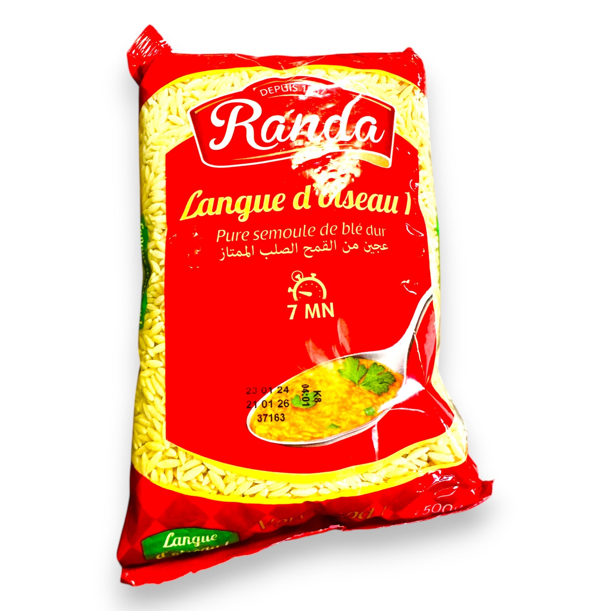 Randa - Pâtes langue d'oiseau - 500g